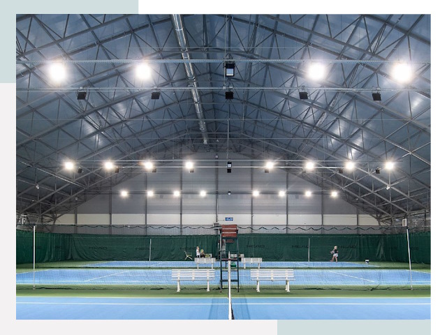 Строительство теннисных кортов в Ханты-Мансийск от 613 руб.