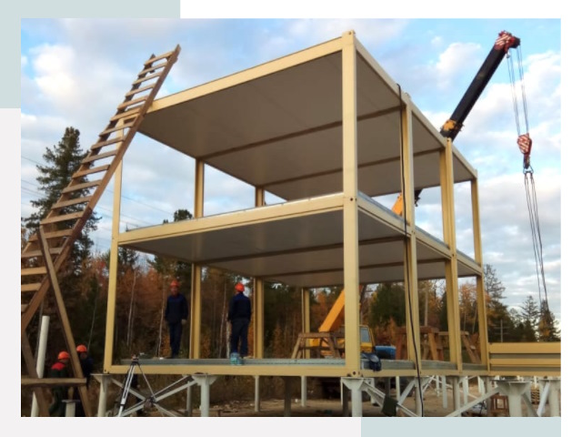 Строительство модульных здания Ханты-Мансийск