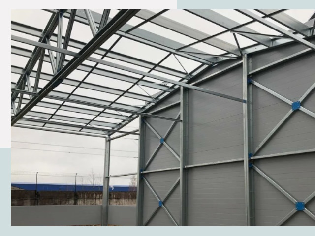 Каркасные ангары от СтальСтрой-Хнт по цене от 613 руб.