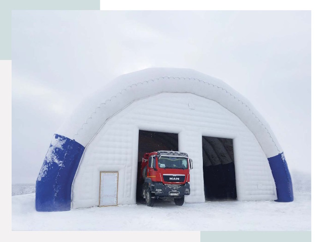 Мобильные ангары в Ханты-Мансийске