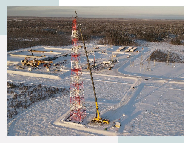 Мачты связи в Ханты-Мансийске