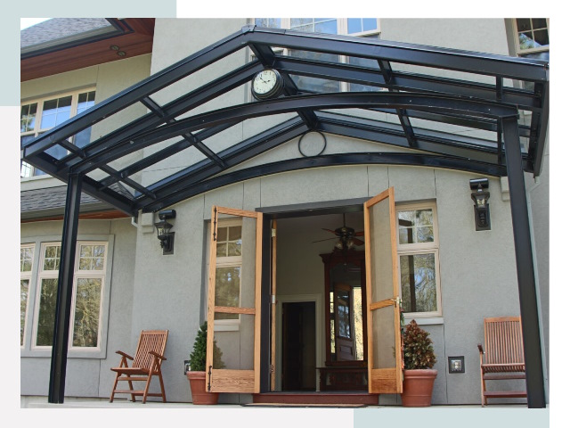 Козырьки металлические в Ханты-Мансийске