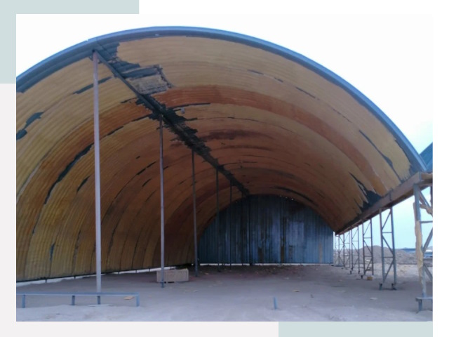 Реконструкция ангаров в Ханты-Мансийске