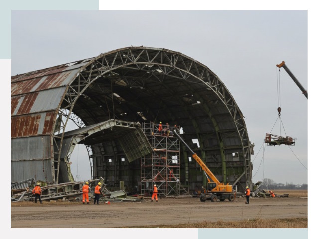 Демонтаж ангаров в Ханты-Мансийске