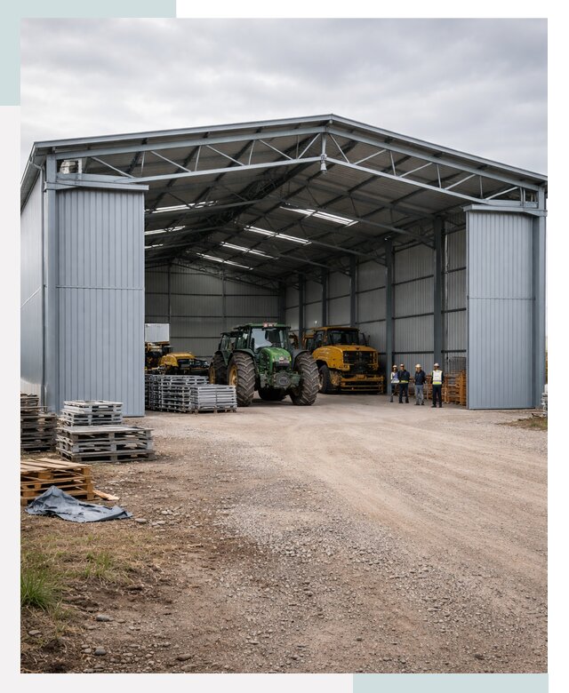 Ангары для сельхозтехники в Ханты-Мансийске от 20418 р. | СтальСтрой-Хнт