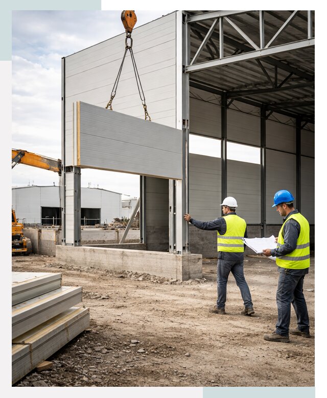 Склад из сэндвич панелей под ключ в Ханты-Мансийске от 9699 р. | СтальСтрой-Хнт