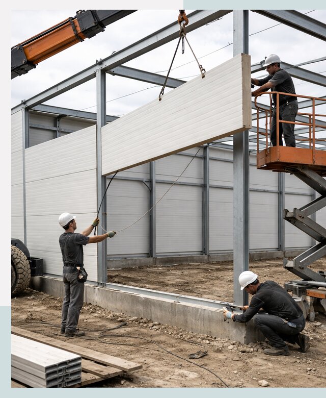 Строительство складов из сэндвич панелей в Ханты-Мансийске под ключ