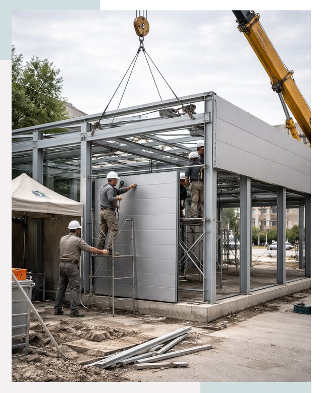 СтальСтрой-Хнт: торговый павильон под ключ в Ханты-Мансийске от 35732 р.
