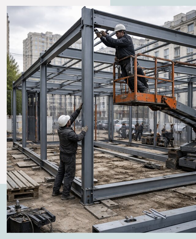 Строительство и монтаж торговых павильонов под ключ в Ханты-Мансийске