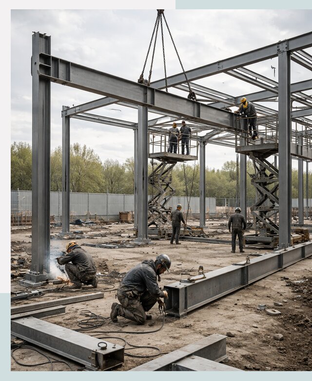 Строительство выставочных павильонов из металлоконструкций в Ханты-Мансийске