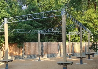 Терраса из металлоконструкций под ключ, проектирование, изготовление и монтаж от СтальСтрой-Хнт